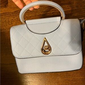 Elegant Light Blue Handbag
